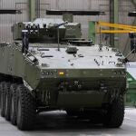 Veh&iacute;culos blindados Hunter en la f&aacute;brica GDELS-SBS en Trubia, Asturias