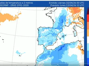 Entre el sábado y domingo las temperaturas máximas bajarán extraordinariamente Entre el sábado y domingo las temperaturas máximas bajarán extraordinariamente