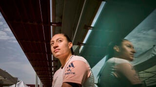 Entrevista con Fiamma Ben&iacute;tez Iannuzzi, jugadora de la Selecci&oacute;n Espa&ntilde;ola de F&uacute;tbol. &copy; Alberto R. Rold&aacute;n / Diario La Raz&oacute;n. 10 04 2026