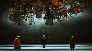 Momento de una función de "La novia vendida" en el Teatro Real de Madrid Momento de una función de "La novia vendida" en el Teatro Real de Madrid