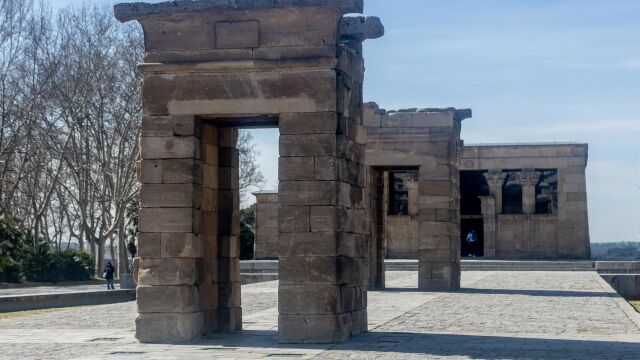 El Ayuntamiento aclara que los desperfectos por vandalismo en el Templo de Debod "son de hace varios a&ntilde;os"