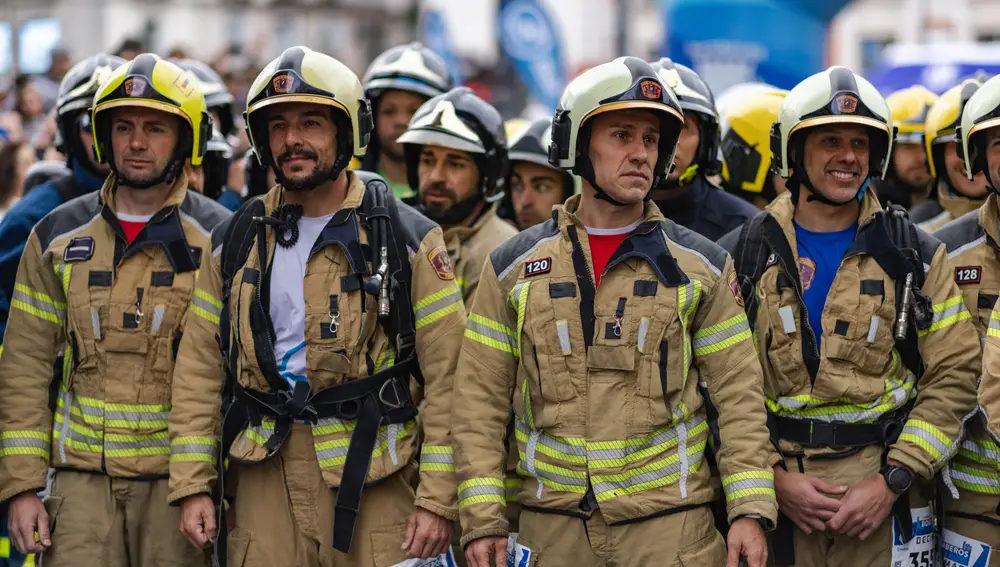 Carrera de bomberos en Madrid @Gonzalo Pérez