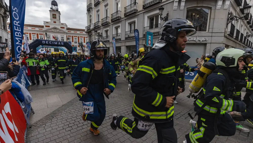 Carrera de bomberos en Madrid @Gonzalo Pérez