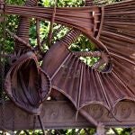 Puerta con el drag&oacute;n de Gaud&iacute;