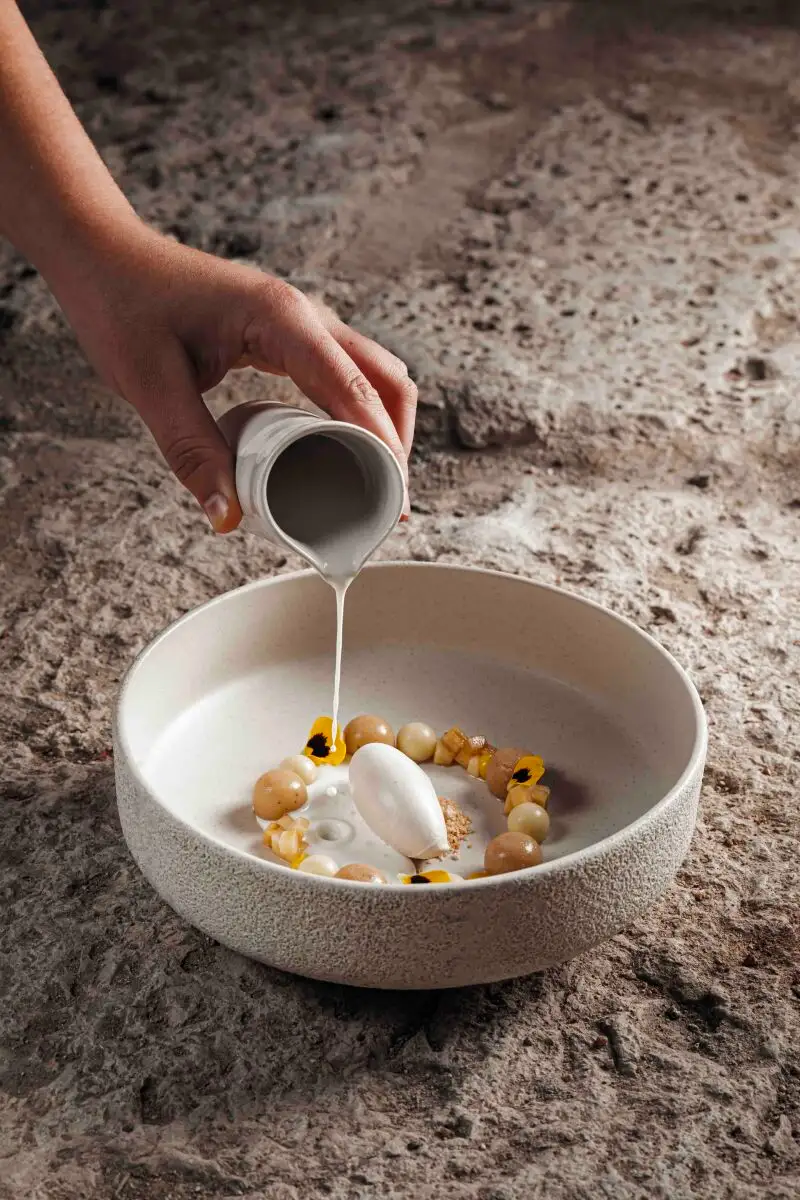  Yogur de oveja, plátano y coco