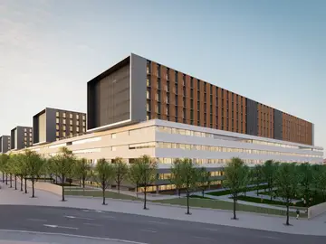 Así avanzan las obras de la Ciudad de la Justicia de Madrid: 15 máquinas, 80 camiones y 60 personas trabajan a diario Así avanzan las obras de la Ciudad de la Justicia de Madrid: 15 máquinas, 80 camiones y 60 personas trabajan a diario