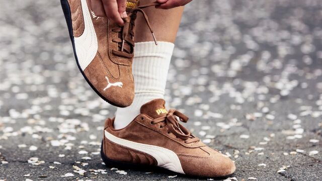 Zapatillas Puma Speedcat en ante marr&oacute;n