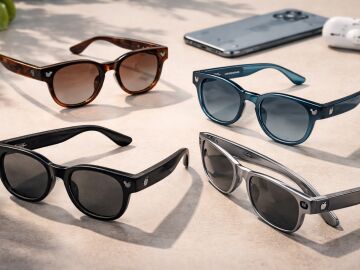 Imagen generada por IA con posibles dise&ntilde;os de las gafas inteligentes de Apple.