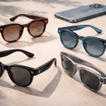 Imagen generada por IA con posibles dise&ntilde;os de las gafas inteligentes de Apple.