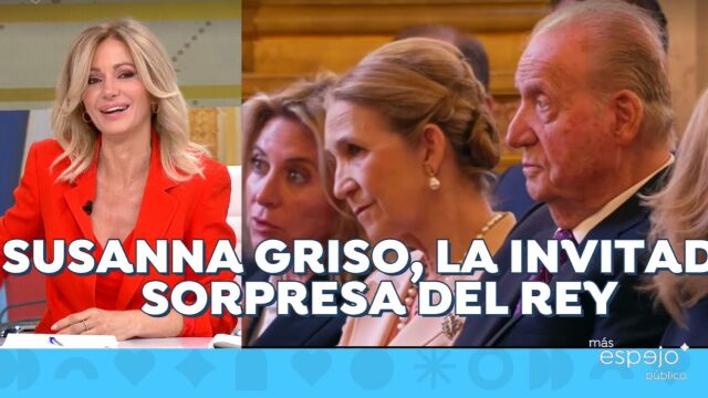 Juan Carlos I recibe un premio en Francia por sus memorias y Susanna Griso revela c&oacute;mo vio al rey em&eacute;rito en el acto