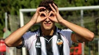 Fran Santamar&iacute;a con el Castell&oacute;n