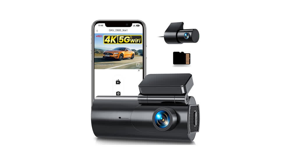 GKU Dashcam Grabadora Aparcamiento Grabación