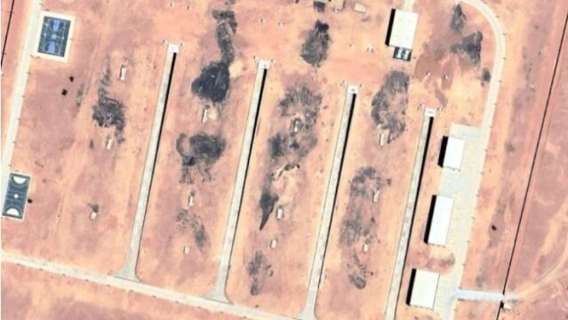 Imagen satelital de los refugios argelinos en construcci&oacute;n