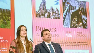 Andrea Ballesteros y Carlos Gallo presentan la estrategia turística de Sodebur y ProBurgos Andrea Ballesteros y Carlos Gallo presentan la estrategia turística de Sodebur y ProBurgos