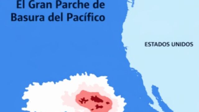 Isla de pl&aacute;stico en el Oc&eacute;ano Pac&iacute;fico