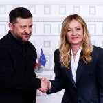Ukraine's President Volodymyr Zelensky visits Italy