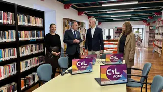 El viceconsejero de Transformación Digital, Luis Enrique Ortega, durante su visita a Toro El viceconsejero de Transformación Digital, Luis Enrique Ortega, durante su visita a Toro