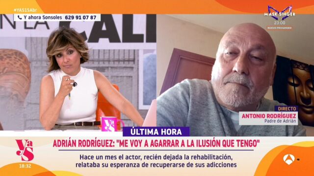 Antonio Rodr&iacute;guez, padre de Adri&aacute;n Rodr&iacute;guez, en 'Y ahora Sonsoles'