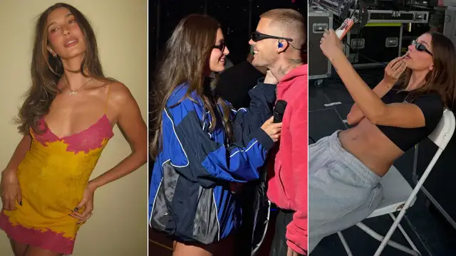 Hailey Bieber en Coachella con tres looks distintos Hailey Bieber en Coachella con tres looks distintos