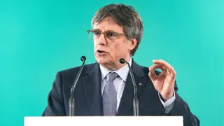 El presidente de Junts per Catalunya, Carles Puigdemont El presidente de Junts per Catalunya, Carles Puigdemont