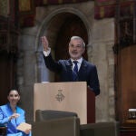 Collboni durante su intervenci&oacute;n en el acto de inauguraci&oacute;n del Any Cerd&agrave;.