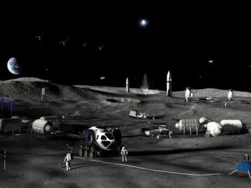 El plan de la NASA para construir una base lunar requerir&aacute; 73 alunizajes.