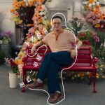 Podemos ver, en la pantalla, la silueta que nos indica la mejor pose