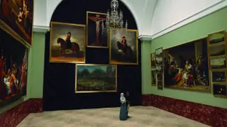 El Prado estrena nuevo formato expositivo dedicado a una sola obra con 'El año del hambre en Madrid' de José Aparicio Recreación del «salón tercero» del Museo del Prado en 1819. REMITIDA / HANDOUT por MUSEO NACIONA DEL PRADO Fotografía remitida a medios de comunicación exclusivamente para ilustrar la noticia a la que hace referencia la imagen, y citando la procedencia de la imagen en la firma 27/04/2026