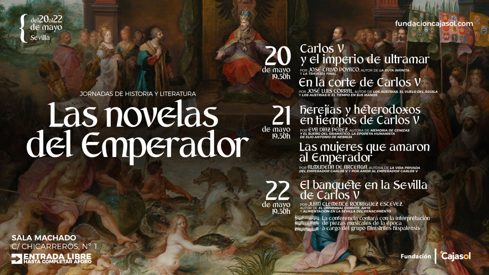 Eva Díaz Pérez coordina el cliclo literario con el que finaliza la conmemoración en la Fundación Cajasol