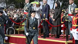 Marlaska ha sido interrumpido por abucheos en la Academia de la Guardia Civil en Baeza Marlaska presidiendo el acto de jura de bandera en la Academia de la Guardia Civil en BaezaMANU/EUROPA PRESS13/05/2026
