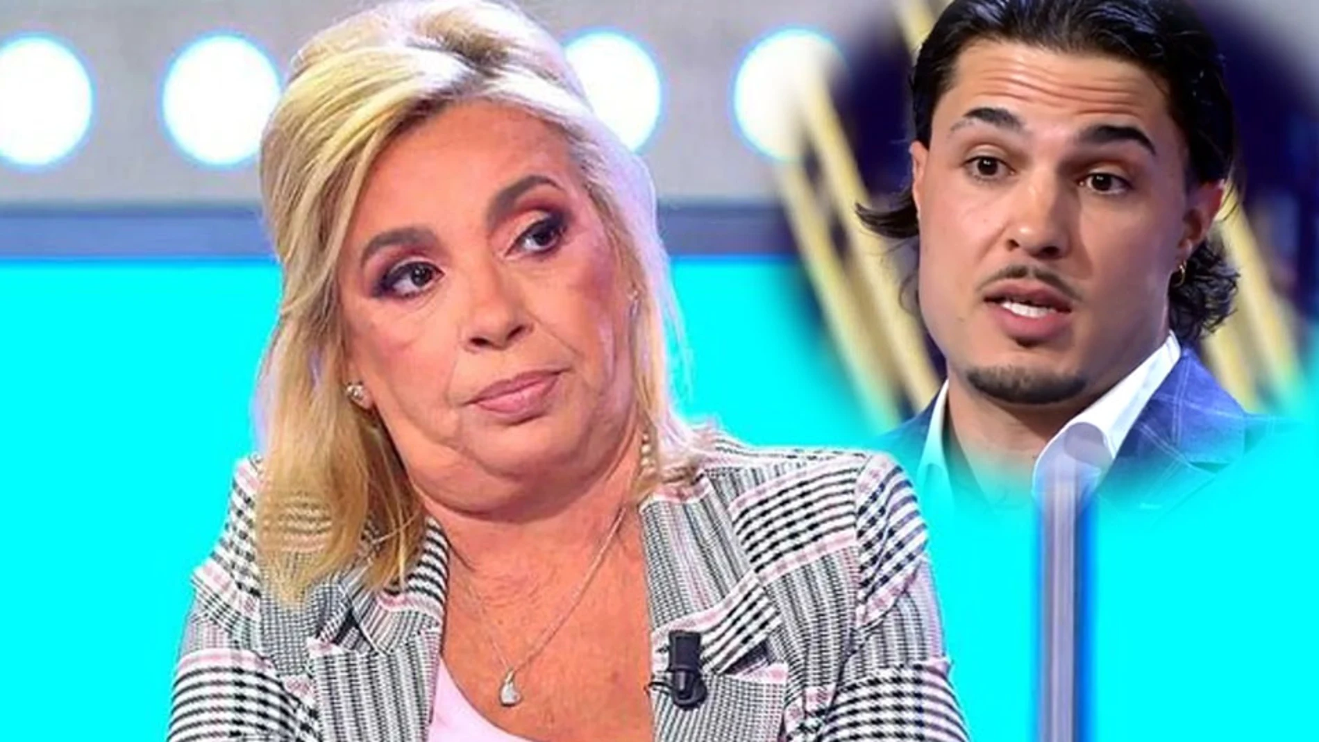 Carmen Borrego frena en seco a Carlo Costanzia por hablar mal de su hijo: “No lo conozco”