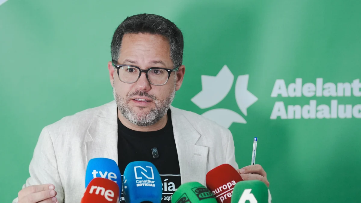 El portavoz de Adelante Andalucía, José Ignacio García