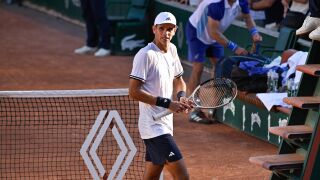 MADRID.-Rafa Jódar: "Nunca empujaría a una recogepelotas, no la he tocado"