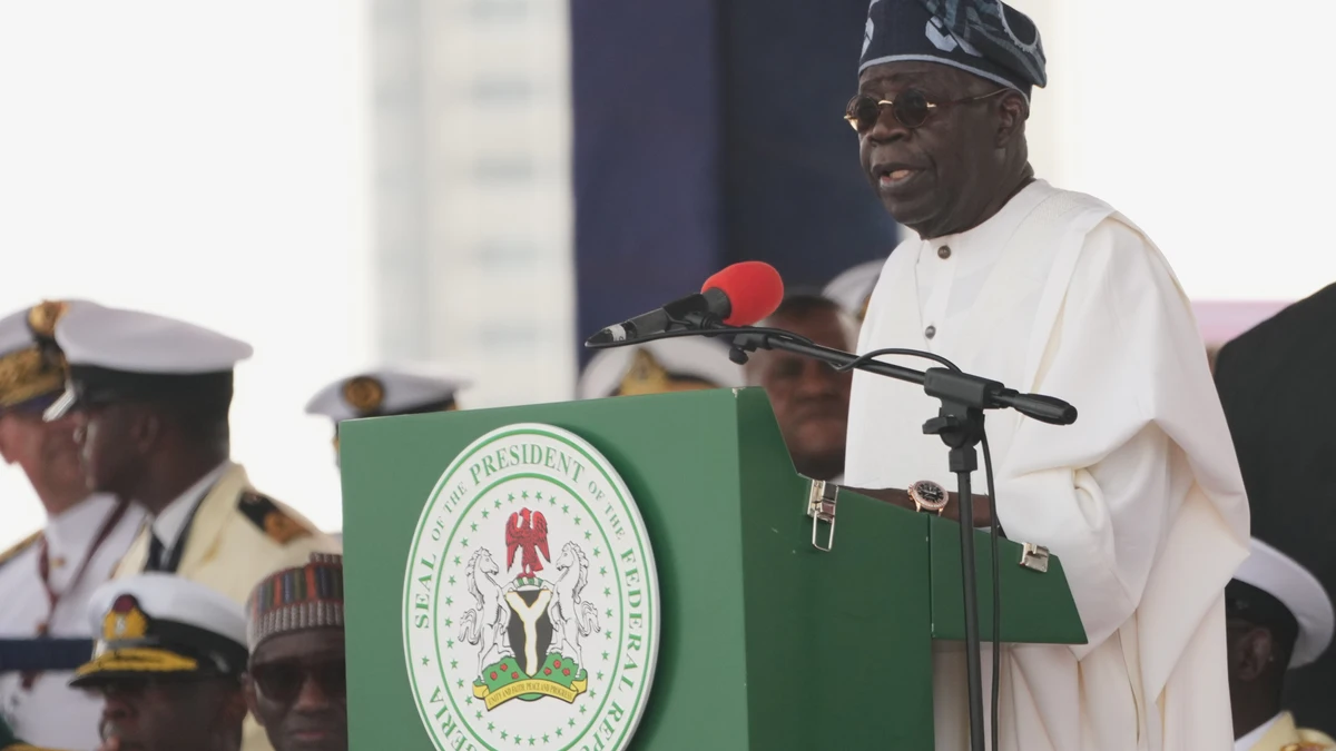 El presidente de Nigeria, Bola Tinubu