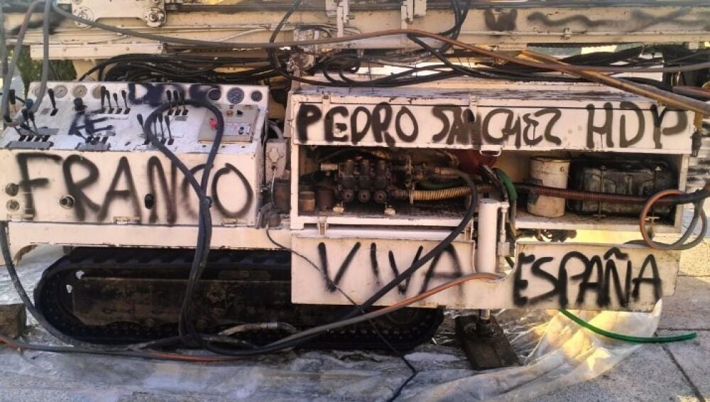 Reventada” la máquina de sondeos en el Valle de los Caídos