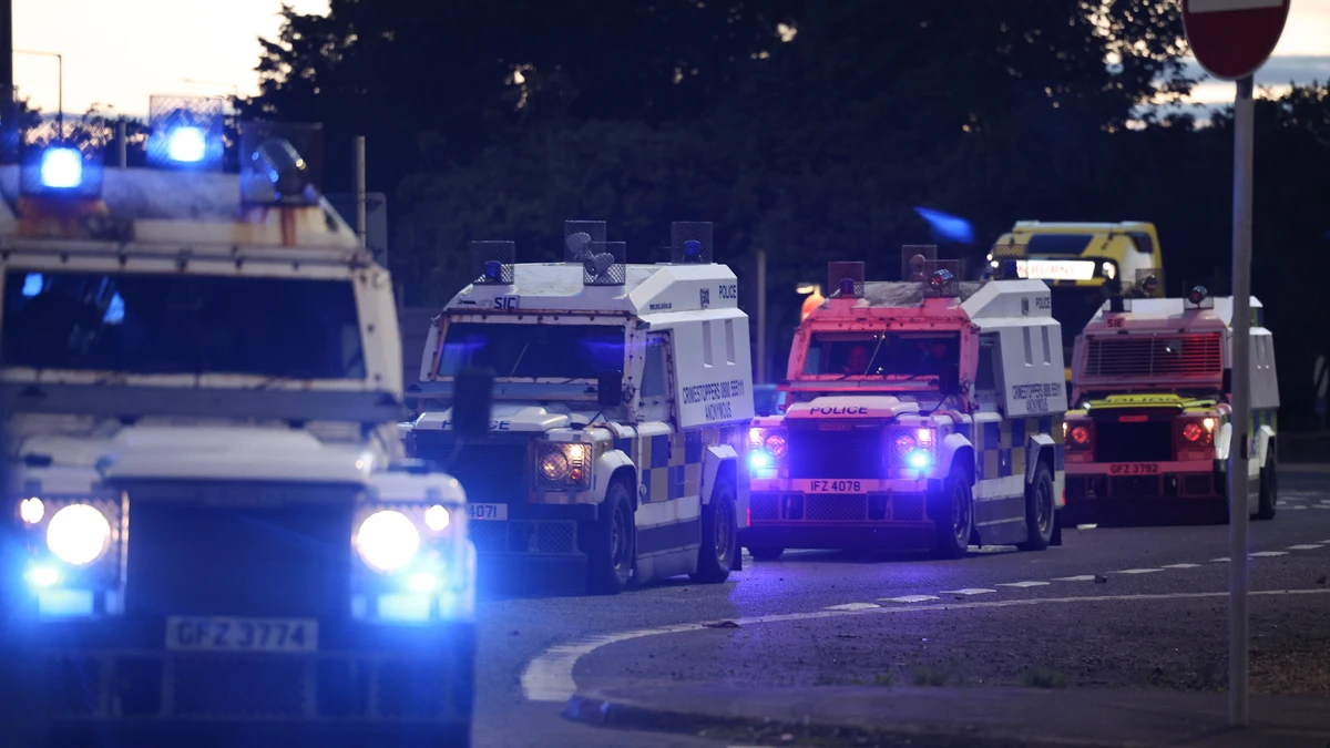 Disorder in Newtownabbey following Belfast knife attack