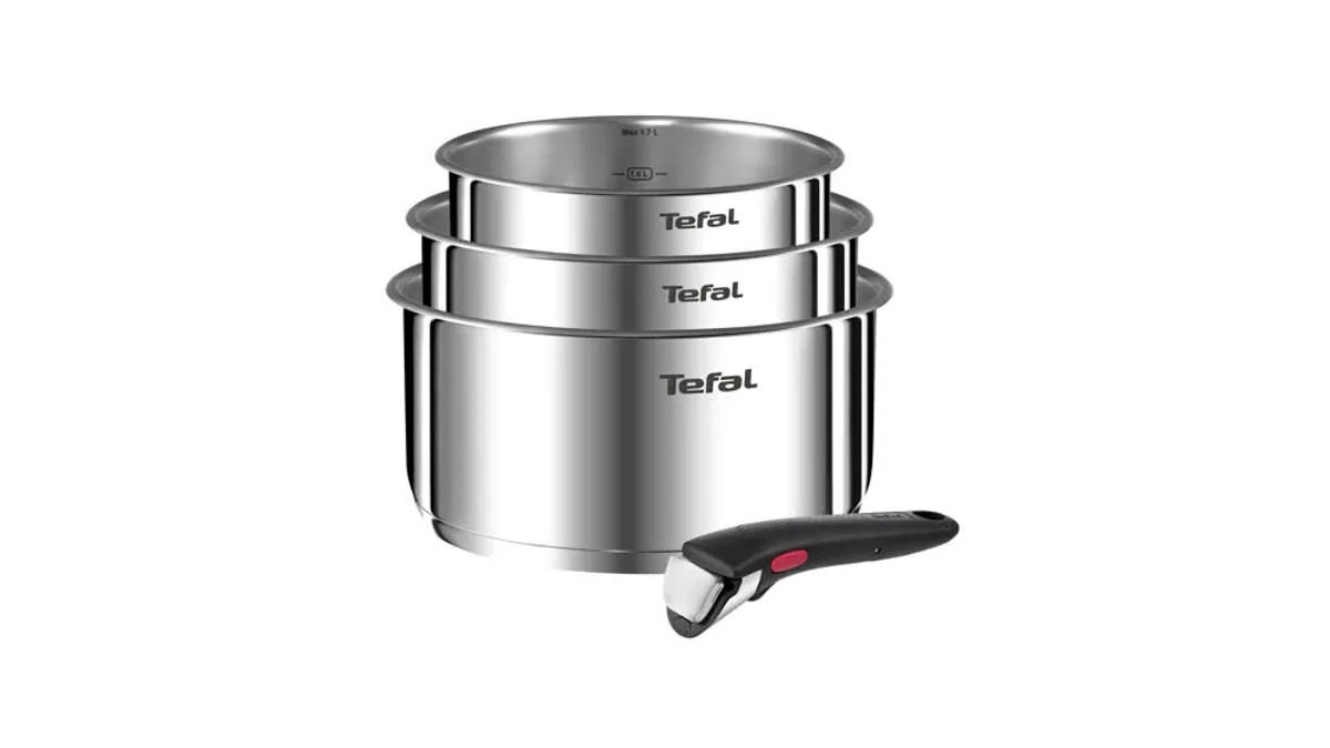 Tefal Ingenio Emotion Juego 3 Cazos + Mango extraíble