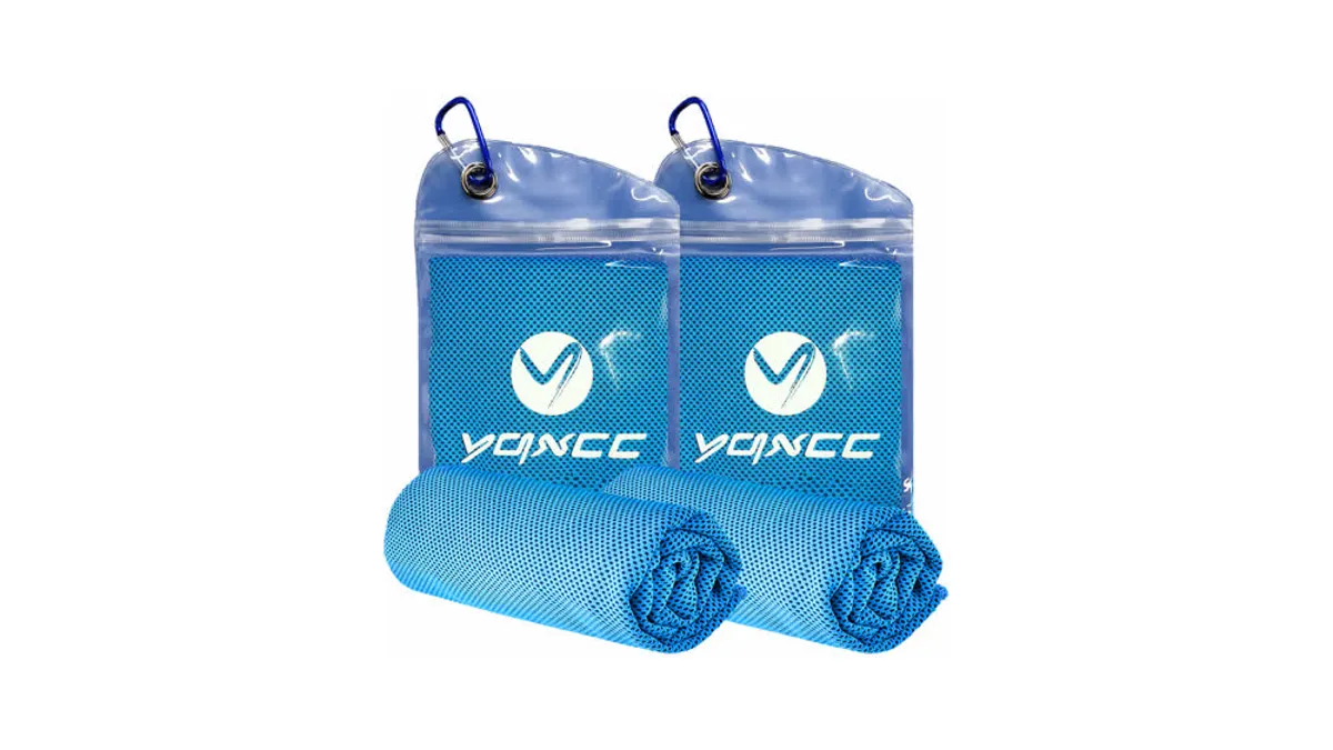 YQXCC toallas refrescantes microfibra pack de 2 (120 x 30 cm)
