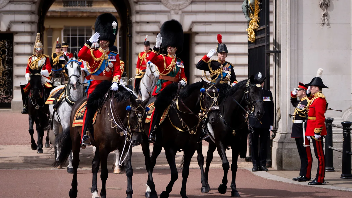 Britain Royals Trooping the Colur
