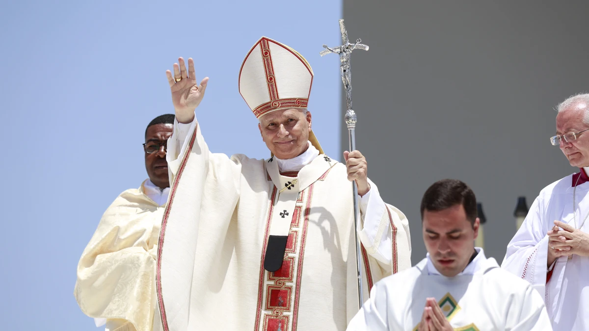 El Papa León XIV durante su estancia en España