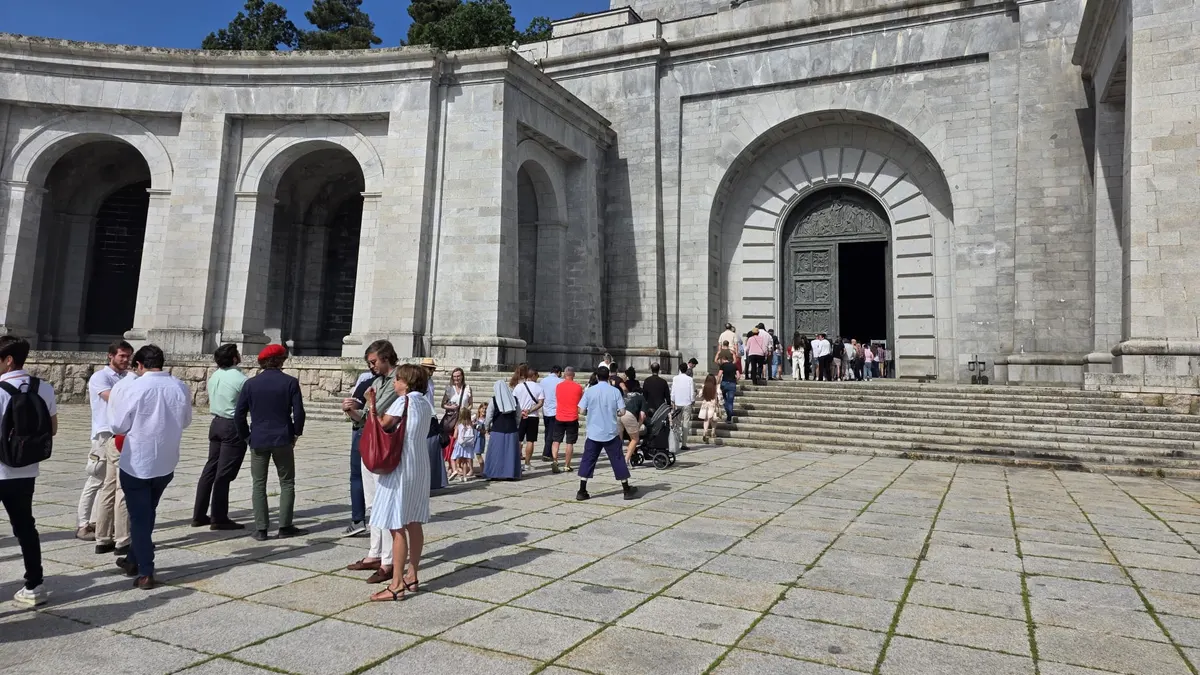 La explanada frente a la Basílica, hace unos minutos