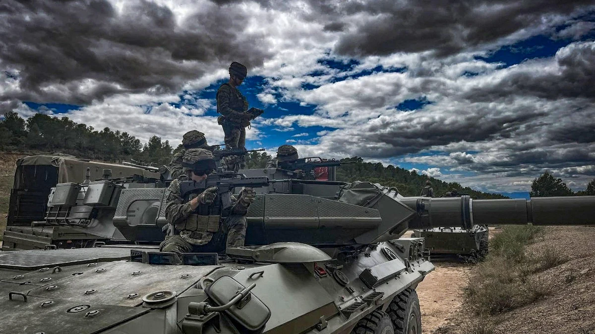 El ejército en unas maniobras