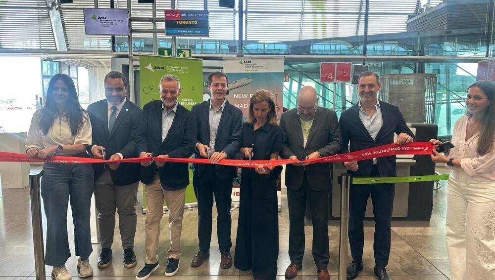 Iberia inaugura su ruta directa entre Madrid y Toronto con una ocupación de 95% y ofrece 37.000 plazas este verano