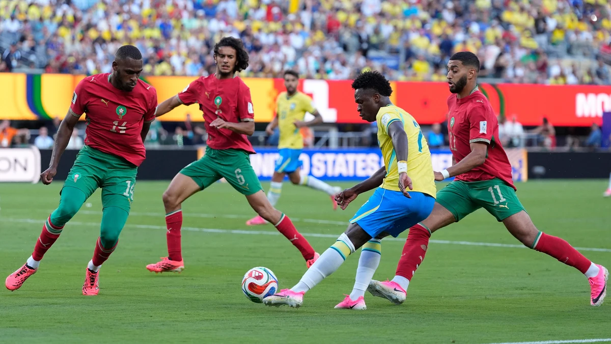 Morocco Brazil WCup Soccer