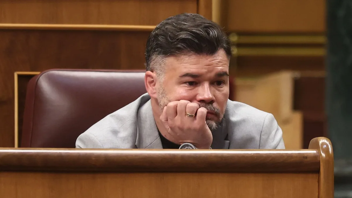 El portavoz de ERC en el Congreso, Gabriel Rufián