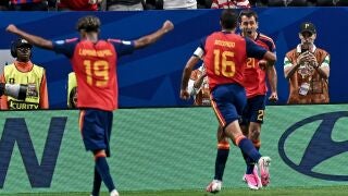 2026 FIFA World Cup - Spain vs Saudi Arabia 21 June 2026, US, Atlanta: Spain's Lamine Yamal celebrates scoring his side's first goal during the 2026 FIFA World Cup Group H soccer match between Spain and Saudi Arabia at Atlanta Stadium. Photo: 119 0 97 0 108 0 105 0 100 0 32/Nexpher via ZUMA Press Wire/dpa 119 0 97 0 108 0 105 0 100 0 32/ DPA 21/06/2026 ONLY FOR USE IN SPAIN