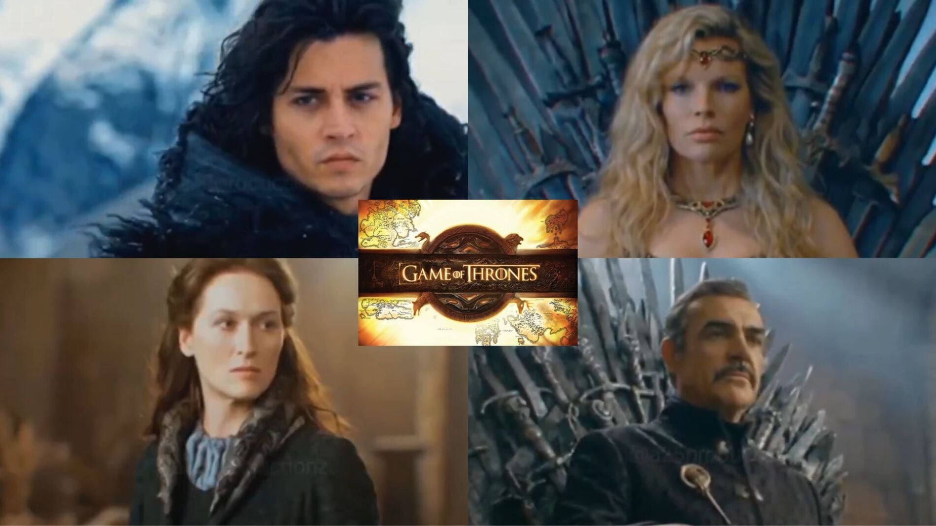 La IA reinventa 'Juego de Tronos' en los años 80: Johnny Depp como Jon Nieve y un reparto de leyenda