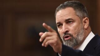 El presidente de Vox, Santiago Abascal