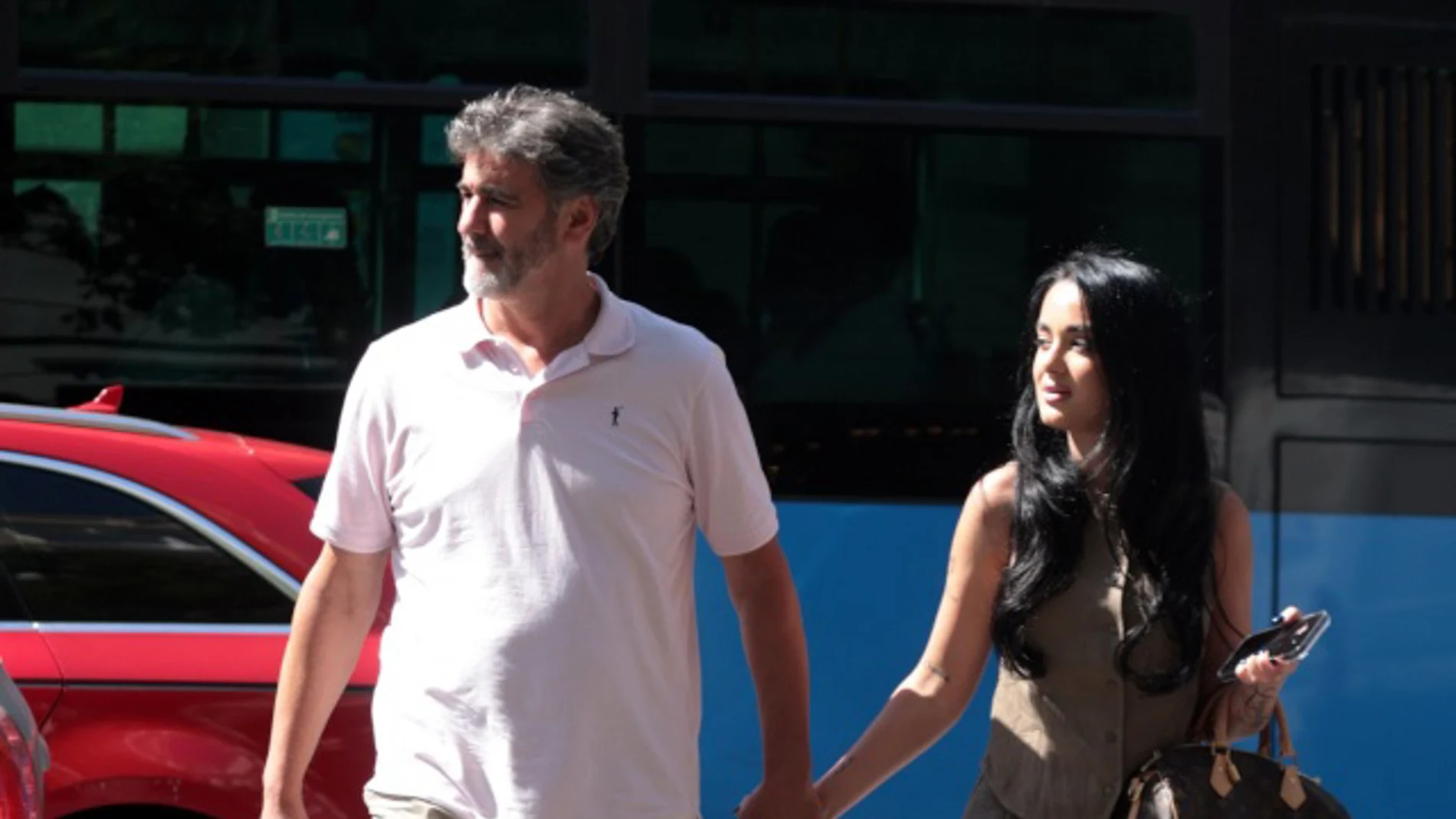Julia Janeiro junto a Jesulín de Ubrique en Madrid