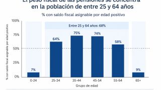 Concentración del peso fiscal de las pensiones Concentración del peso fiscal de las pensiones